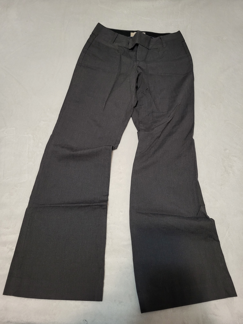 Banana Republic Mid-Rise Flare Career Trousers Grey Size 0